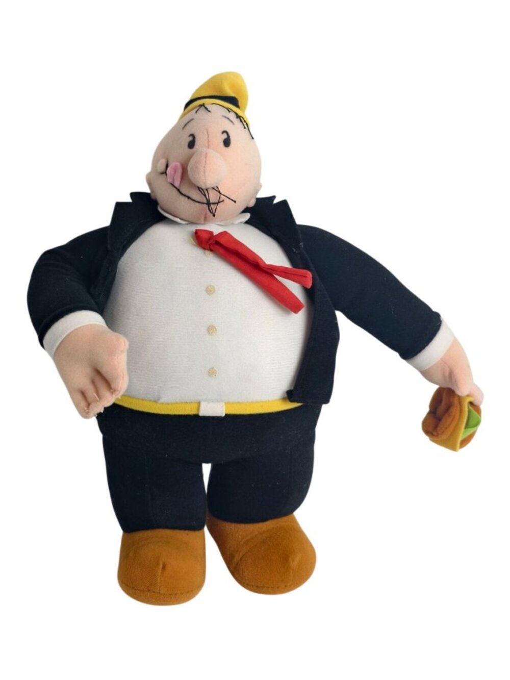 Vtg Popeye Wimpy Plush Holding Burger 13" Kellytoy Soft Collectible Character Do